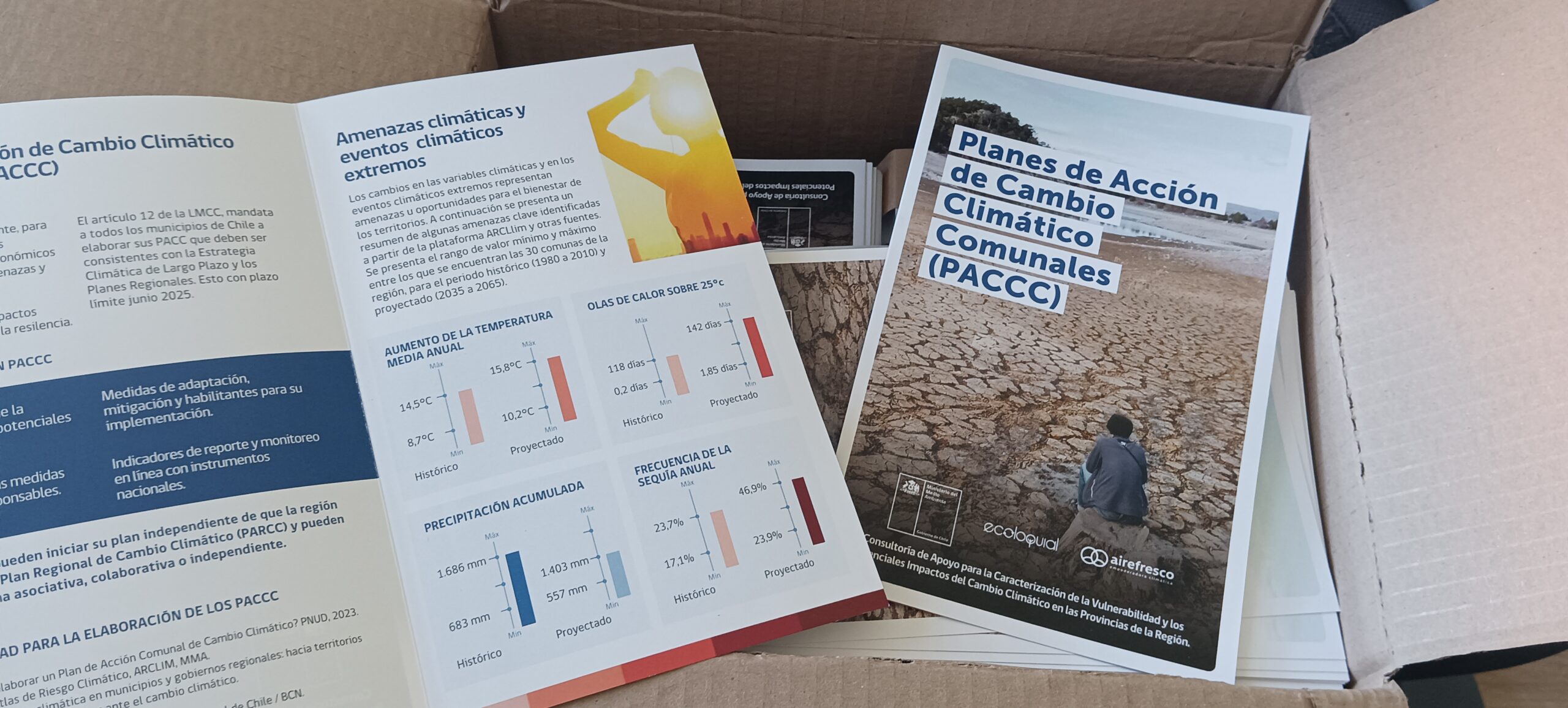 Folleto informativo sobre los Planes de Accion Comunal de Cambio Climatico